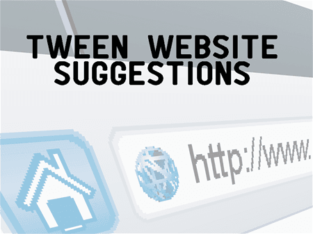 Tween website suggestion button