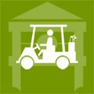 Golf Cart - Lime Green